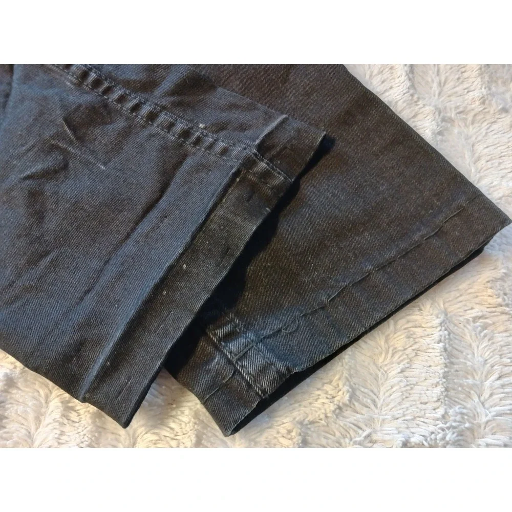 True Religion Geno Relaxed Slim Jeans Men's 44x28 Black Stretch Denim *Altered